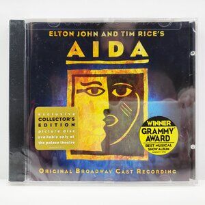 Aida Elton John Tim Rice CD Collector's Edition 2000 Broadway Soundtrack Sealed